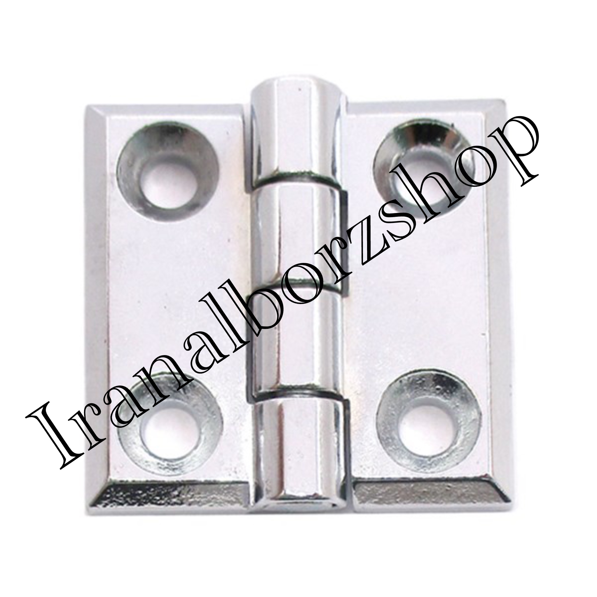 لولا صنعتی فلزی نقره‌ای چهار سوراخ طول 40 میلی‌متر کد 00202582