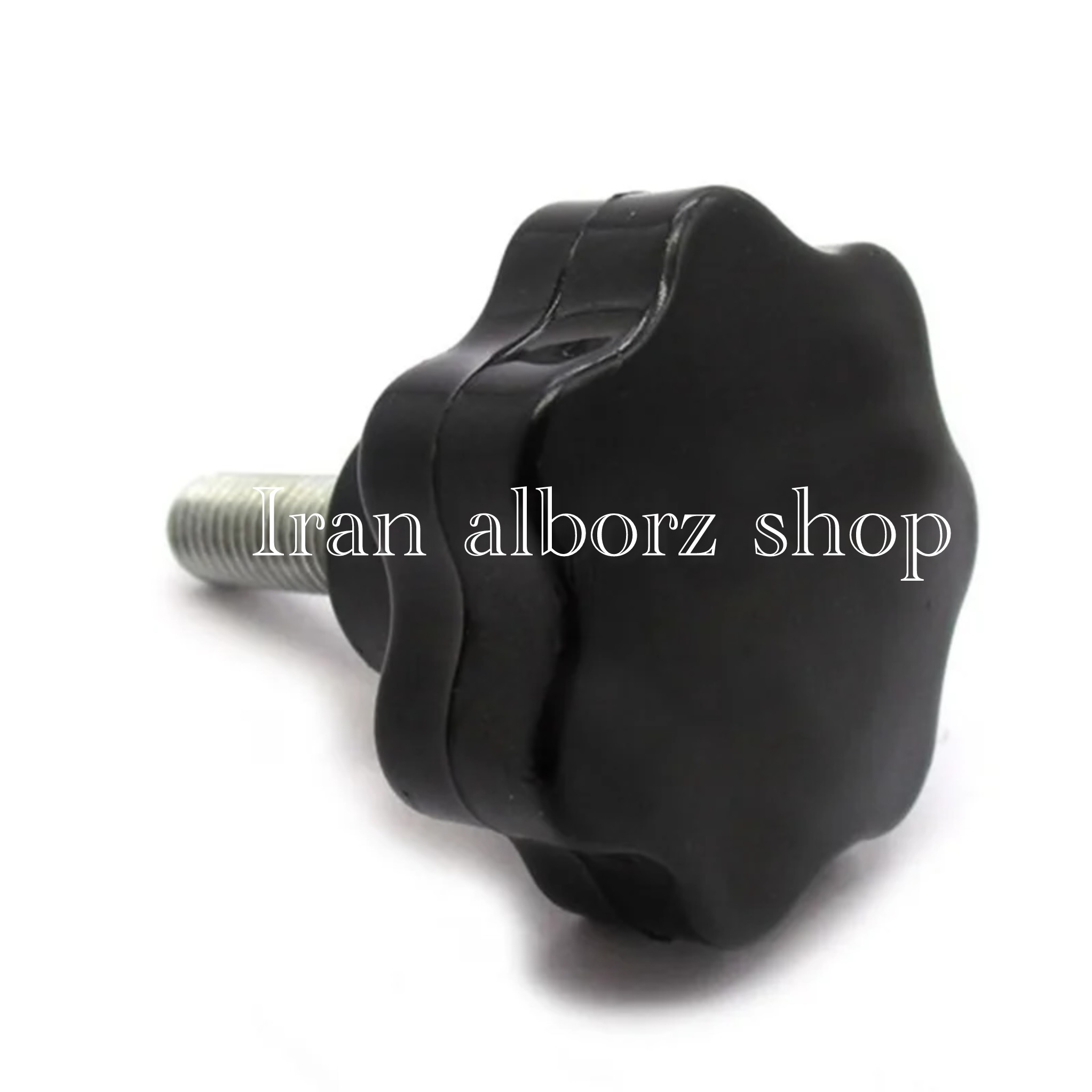 گل پیچ پلاستیک براق هفت پر m10 قطر 50 میلی‌متر کد 00101472