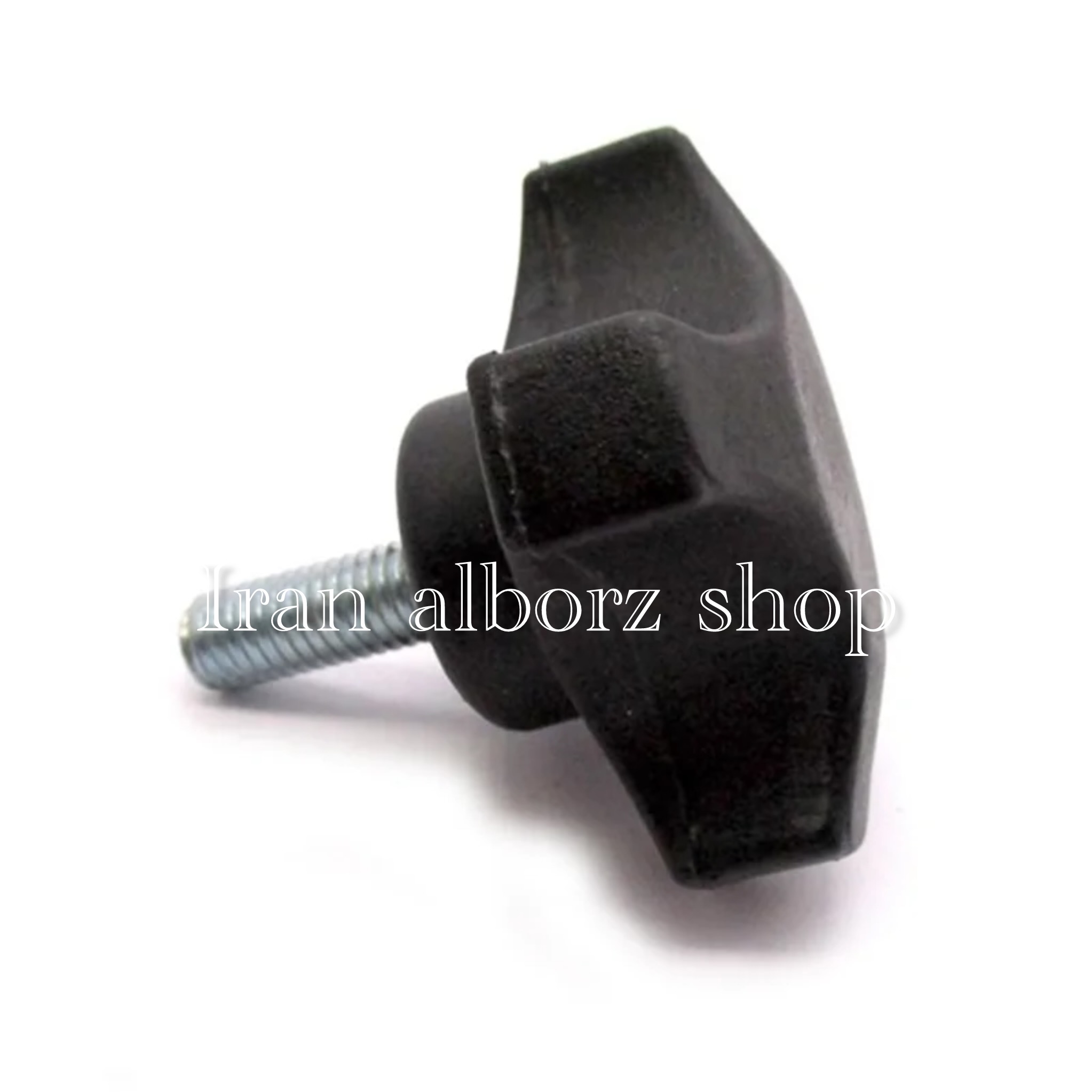 پیچ خروسکی نری پلاستیکی مدل چهار پر m10 قطر 48 میلی‌متر کد 00202240