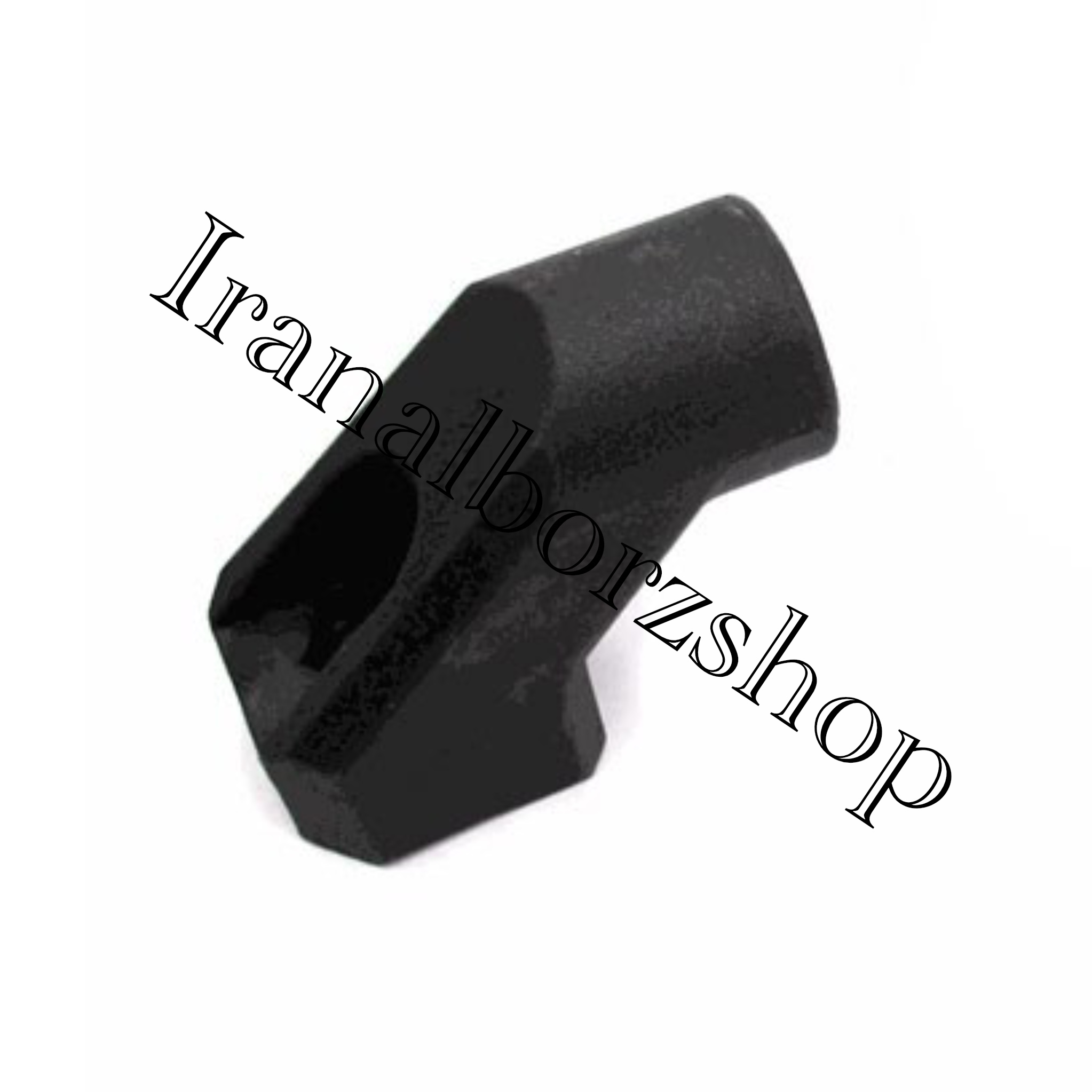 دستگیره پلاستیکی بدون لوله مشکی قطر 20 میلی‌متر کد 00202321