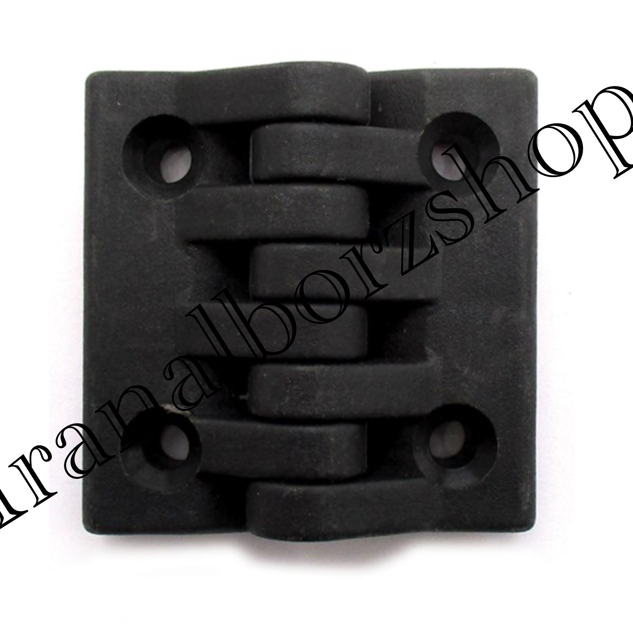 لولا صنعتی پلاستیکی مشکی چهار سوراخ طول 65 میلی‌متر کد 00202588