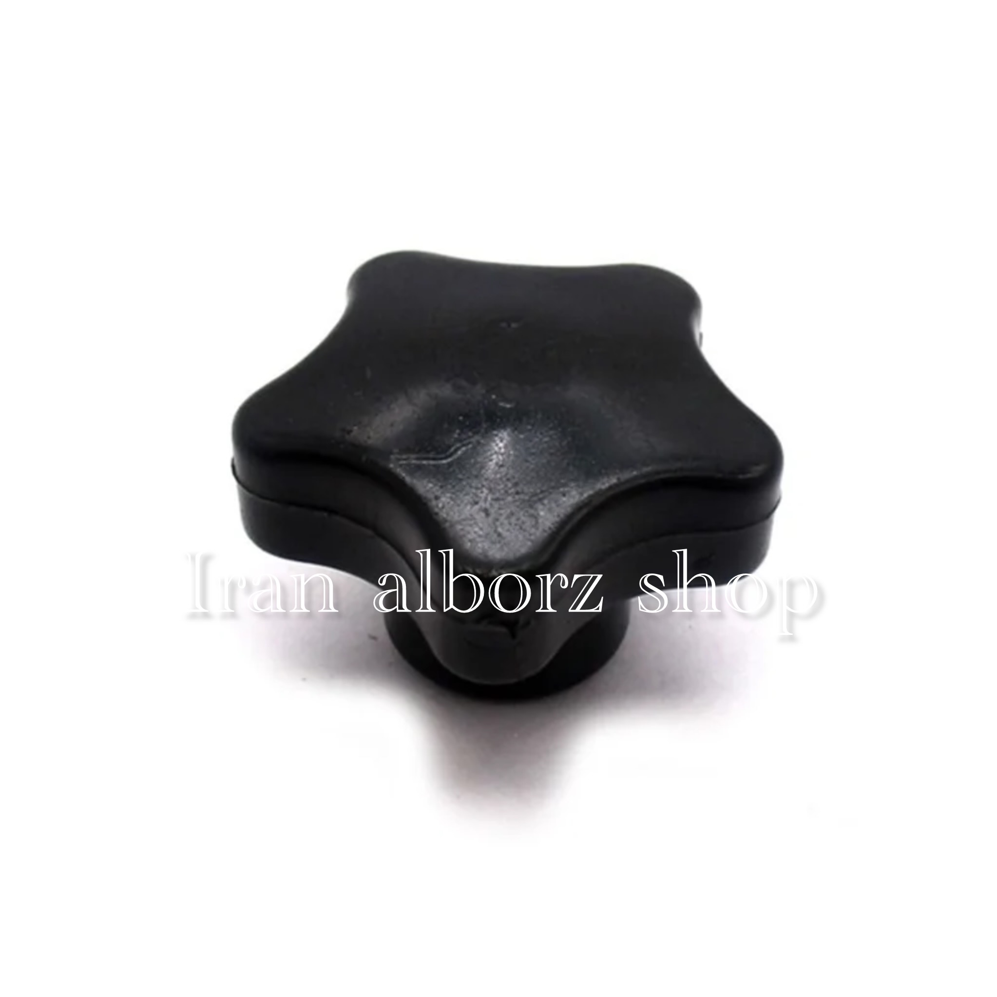 گل مهره براق پنج پر m8 قطر 42 میلی‌متر کد 00202556