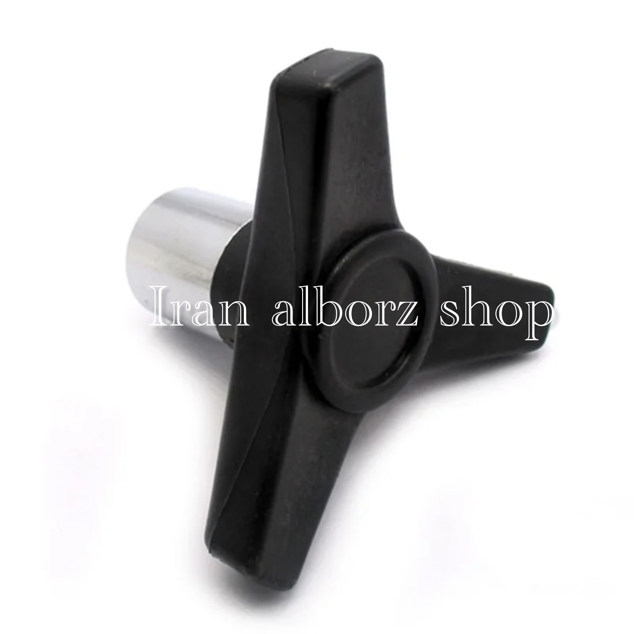 گل مهره سه پر مچی پایه آهنی قطر 100 میلی‌متر کد 00202382