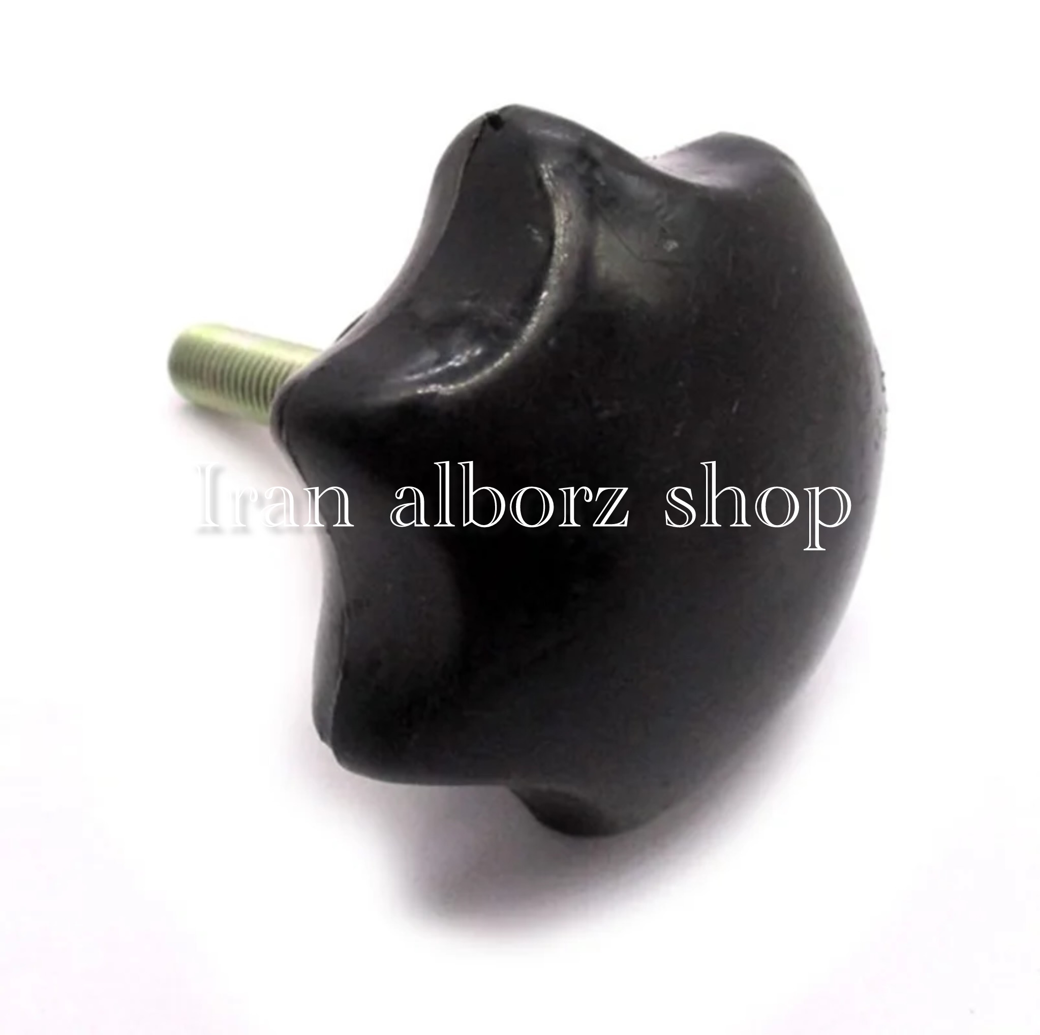 گل پیچ گرد پلاستیکی هفت پر m10 قطر 60 میلی‌متر کد 00202493