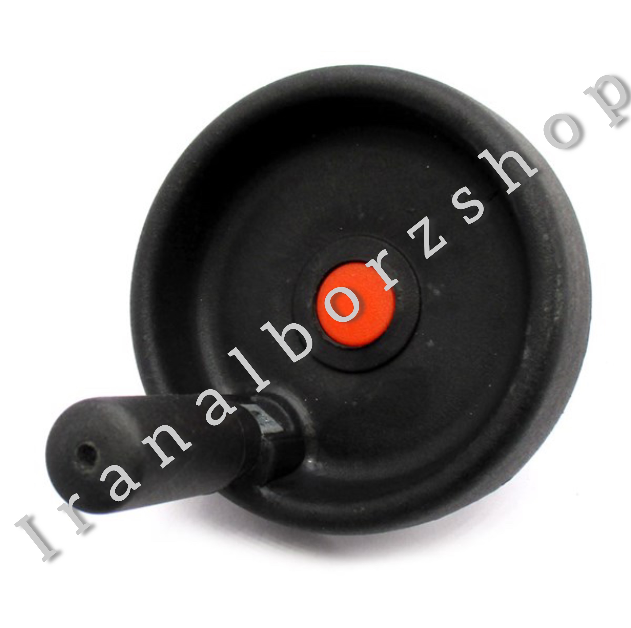 دسته فلکه پلاستیکی گرد تاشو قطر 10 سانتی‌متر کد 00202355