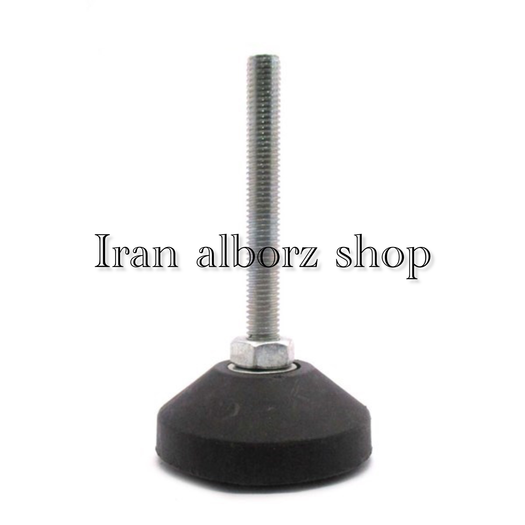 پایه گرد آهنی ثابت قطر 60 میلی‌متر m12 کد 00202020
