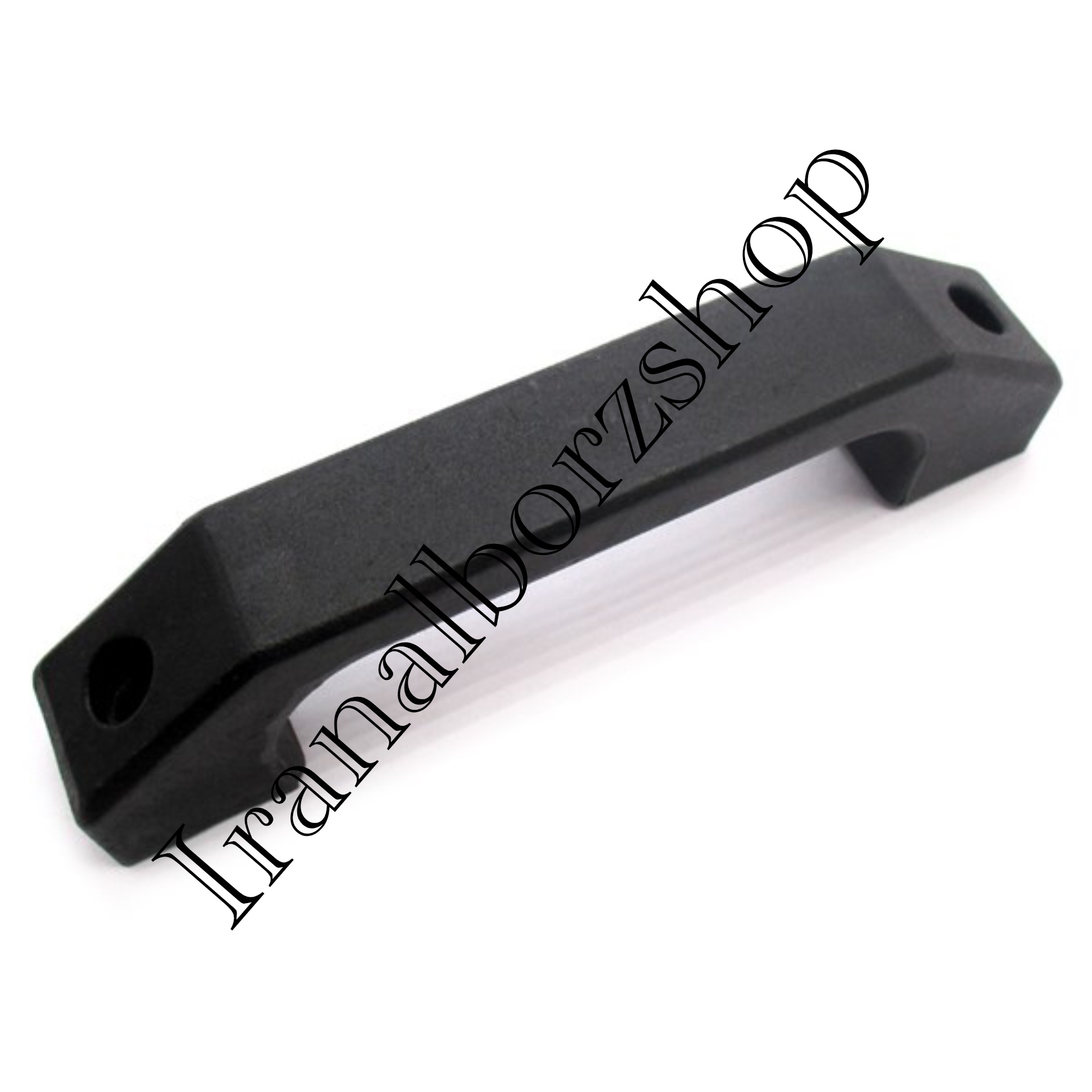 دستگیره پلاستیکی مشکی زاویه دار طول 161 میلی‌متر کد 00202322