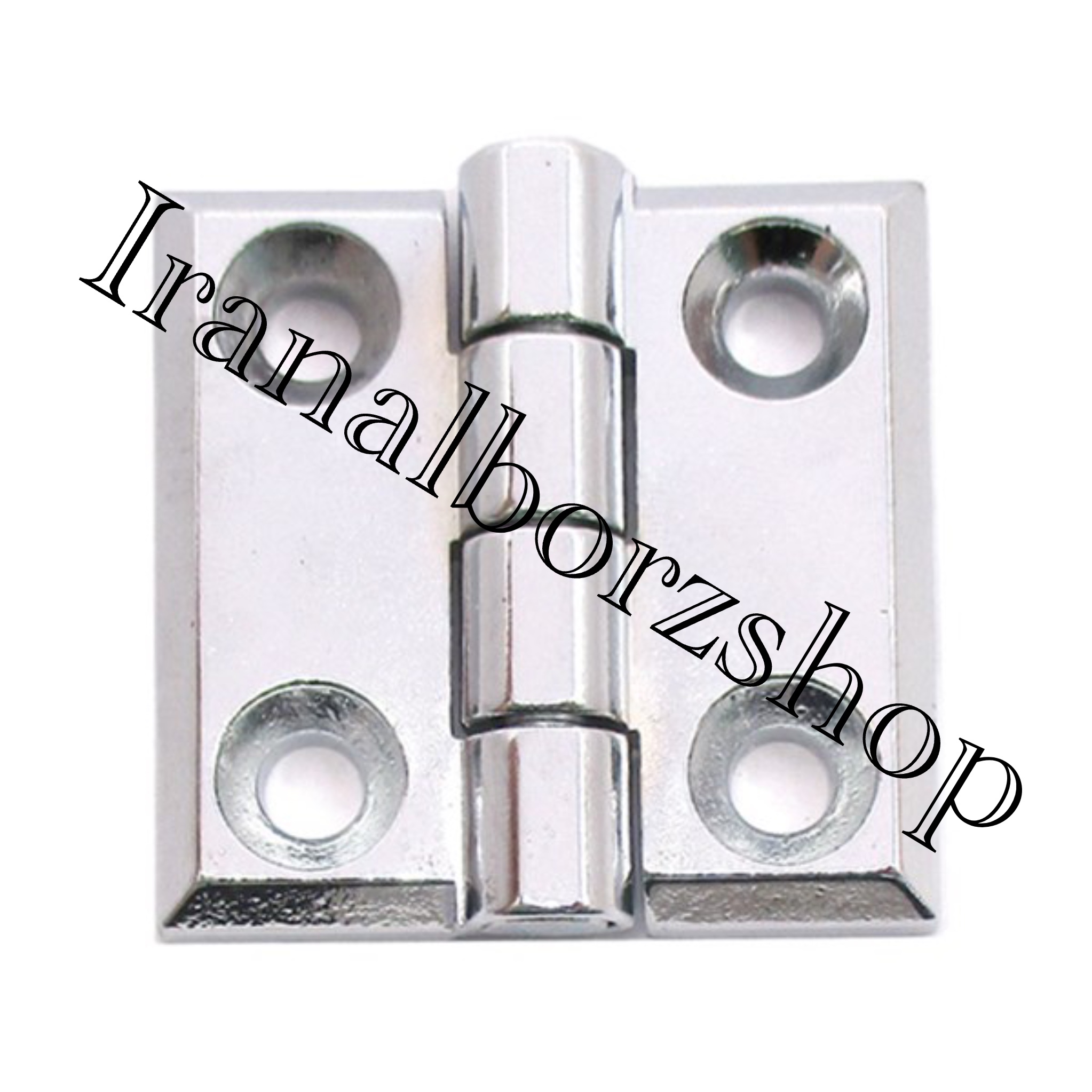 لولا صنعتی فلزی نقره‌ای چهار سوراخ طول 50 میلی‌متر کد 00202589