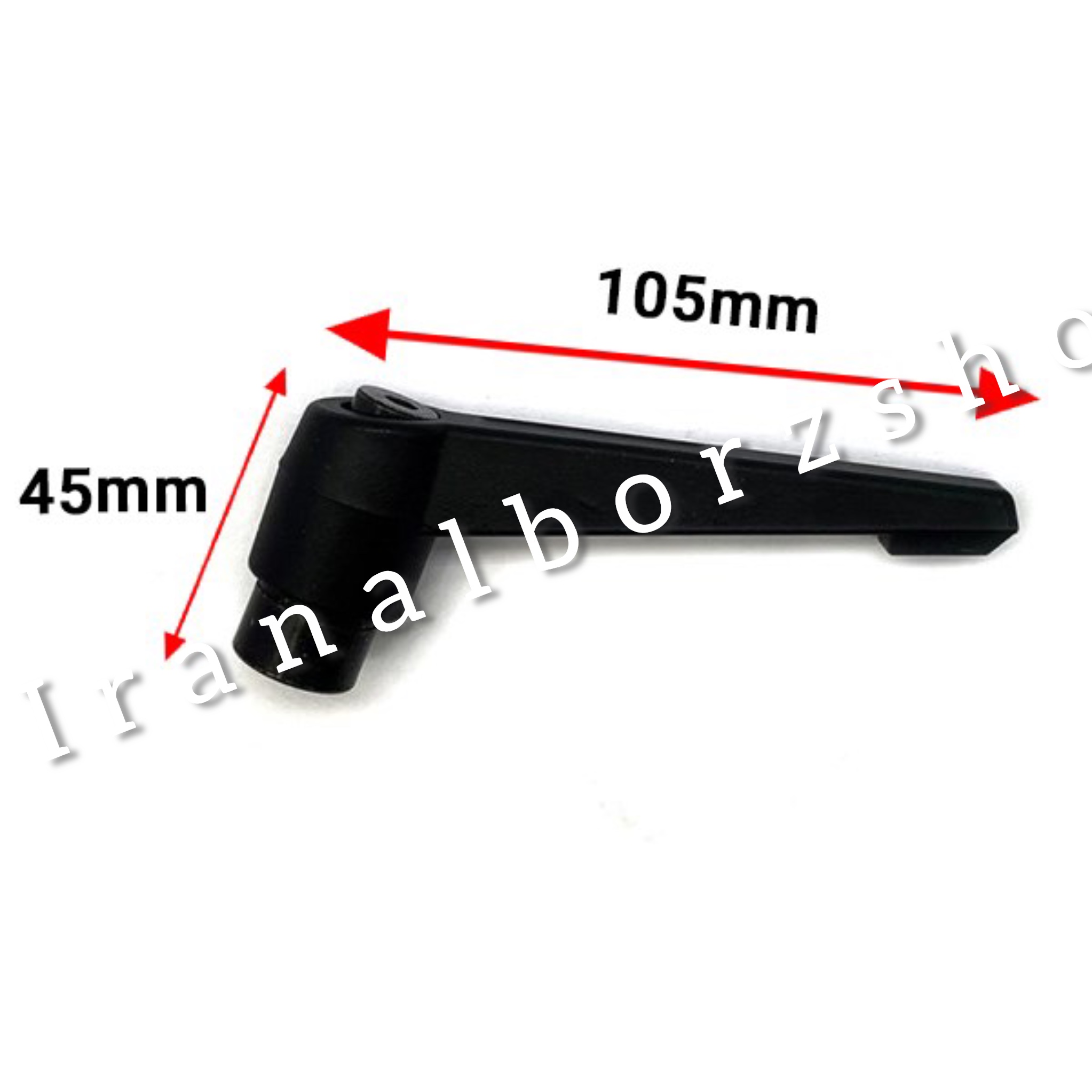 دستگیره اهرمی فلزی مهره دار ایرانی m12 کد 00202306
